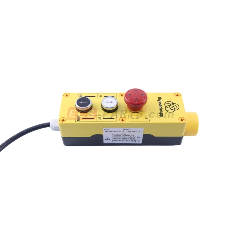 Escalator Travellator Remote Control Box 8611000120 Yellow/Grey Type